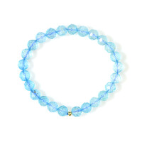 Armband met hemel-blauwe topaasstenen