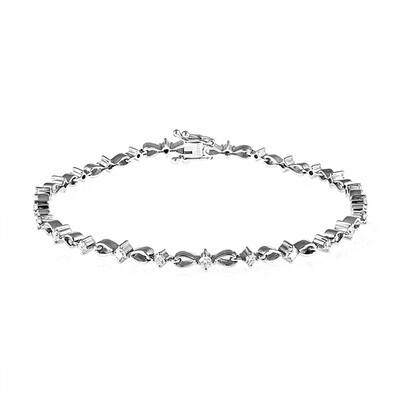 Gouden armband met Loepzuivere (F) Diamanten (LUCENT DIAMONDS)