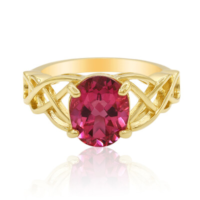 Zilveren ring met een rozetopaas