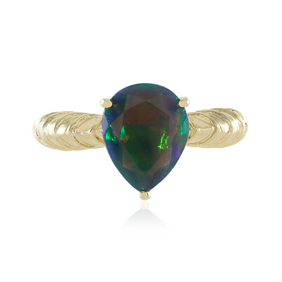 Gouden ring met een Mezezo opaal (de Melo)