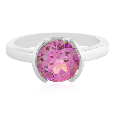 Zilveren ring met een Verjaardag Topaas