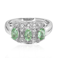 Zilveren ring met Paraiba toermalijnen
