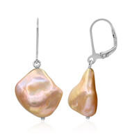 Zilveren oorbellen met Ming Parels (TPC)