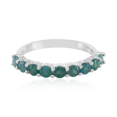Zilveren ring met Grandidierieten
