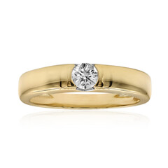 Gouden ring met een Diamant SI1 (G)