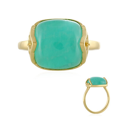 Zilveren ring met een amazoniet