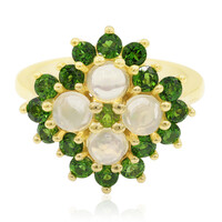 Zilveren ring met Welo-opalen