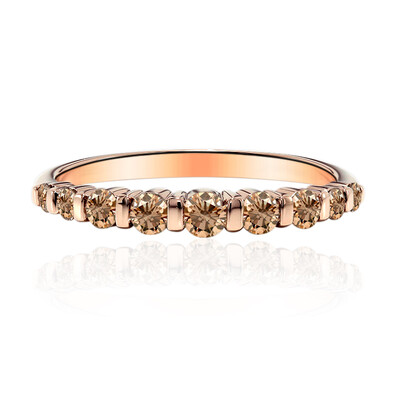 Gouden ring met een SI1 Argyle Rose De France Diamant (Annette)