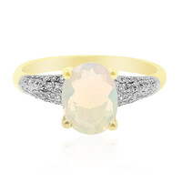 Gouden ring met een AAA Welo-opaal (de Melo)