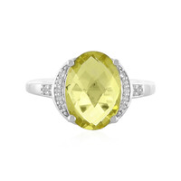 Zilveren ring met een Limoen Kwarts