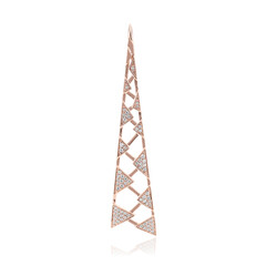 Zilveren hanger met zirkonen (SAELOCANA)