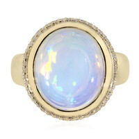 Gouden ring met een AAA Welo-opaal (de Melo)