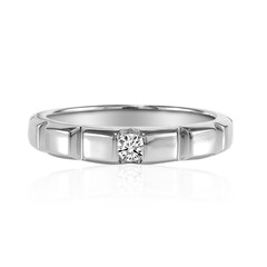 Gouden ring met een VVS1 Diamant (E) (adamantes [!])