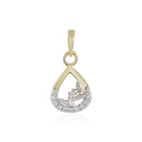 Gouden hanger met SI1 (H) Diamanten