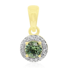 Gouden hanger met een Madagaskar Demantoid (John Ferry)