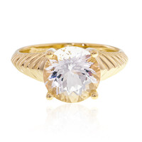 Gouden ring met een danburiet (de Melo)