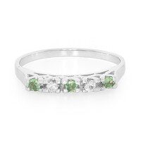 Zilveren ring met Braziliaanse alexandrieten