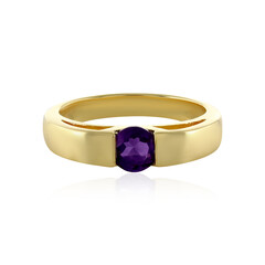 Zilveren ring met een Uruguay amethist
