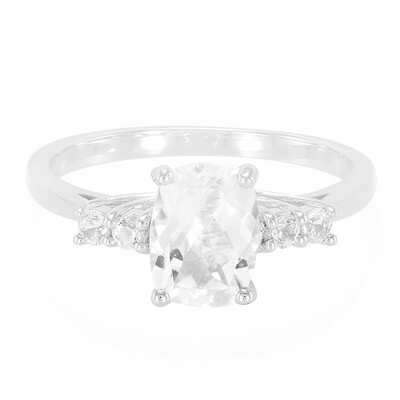 Zilveren ring met een gosheniet