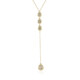 Gouden halsketting met een I2 Champagne Diamant (de Melo)