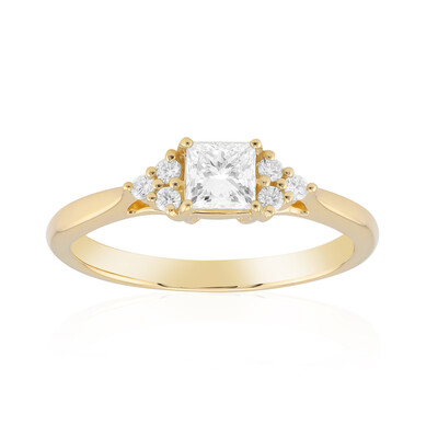 Gouden ring met een Diamant SI1 (G) (Annette)