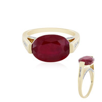 Gouden ring met een Madagaskar Robijn (de Melo)