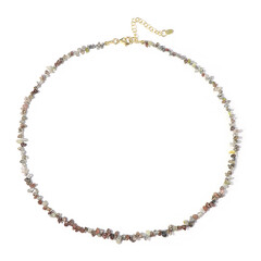 Zilveren halsketting met Fancy diamanten