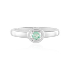 Zilveren ring met een Ethiopische smaragd