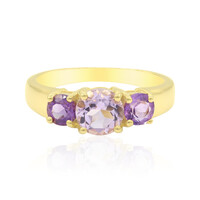 Zilveren ring met een lavendel amethist