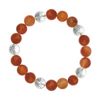 Armband met carneoolstenen