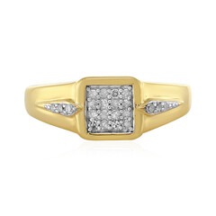 Zilveren ring met I2 (I) Diamanten