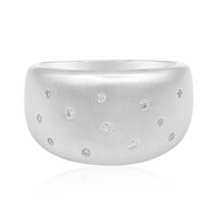Zilveren ring met een I1 (G) Diamant