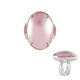 Zilveren ring met een Roze Mabé-parel (Gems en Vogue)