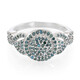 Zilveren ring met Fancy diamanten