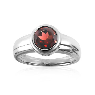 Zilveren ring met een Mozambique granaat