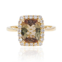 Gouden ring met een andalusiet