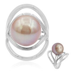Zilveren ring met een Ming Parel (TPC)