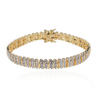 Messingen armband met een I3 (I) Diamant (Juwelo Style)
