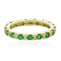 Gouden ring met tsavorieten (La Revelle)