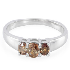 Zilveren ring met een Kleurwissel Saffier