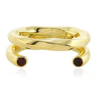 Zilveren ring met Indische Granaten