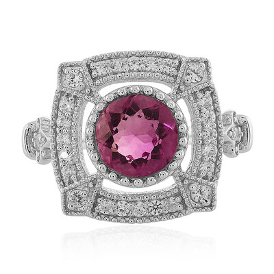Zilveren ring met een Mexicaanse Roze Fluoriet