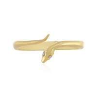 Zilveren ring met I3 (H) Diamanten