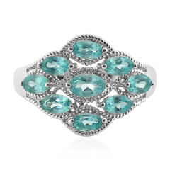 Zilveren ring met een Blauwe apatiet