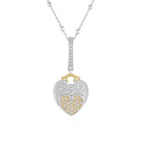 Zilveren halsketting met zirkonen (Dallas Prince Designs)