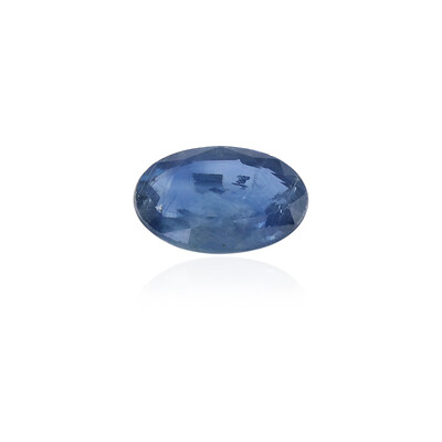 Edelsteen met een blauwe saffier