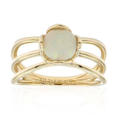Gouden ring met een Welo-opaal