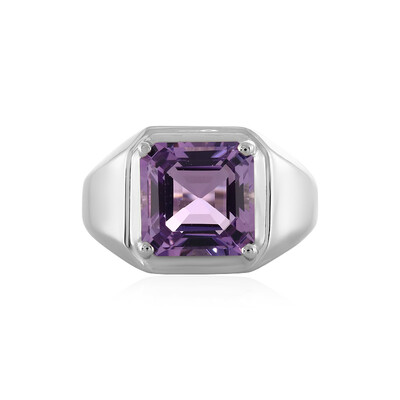 Zilveren ring met een lavendel amethist