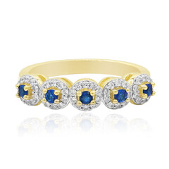 Gouden ring met Haüynen