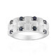 Zilveren ring met blauwe saffieren (Remy Rotenier)